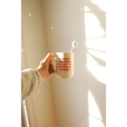 Behind Every Woman Extra Large Mug | Red