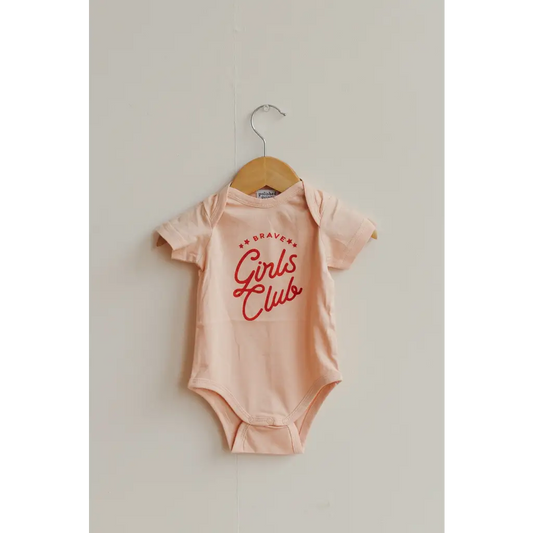 Brave Girls Club Baby Bodysuit | Pink