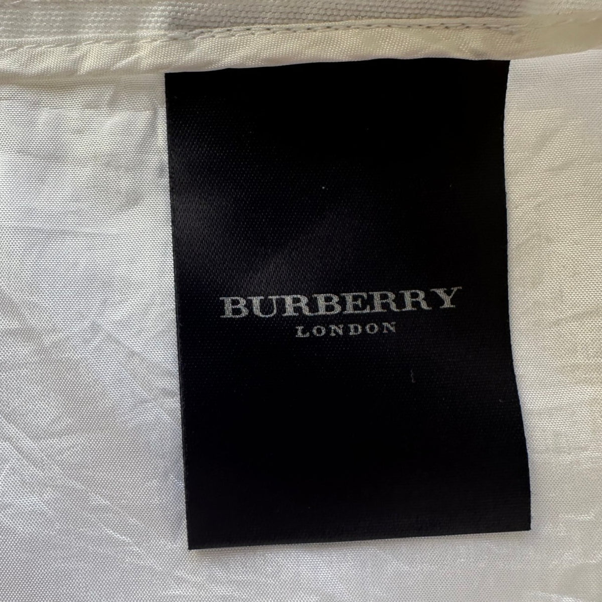 Burberry London White Zip-Front Cotton Mini Skirt | Size 4