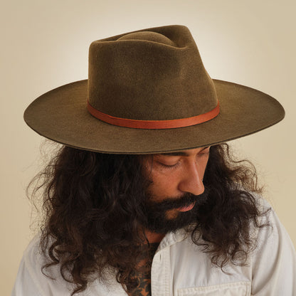 La Vida Wool Rancher Hat | Oak