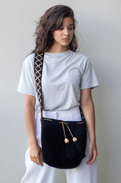 Noche Wayuu Mochila Crossbody Bag