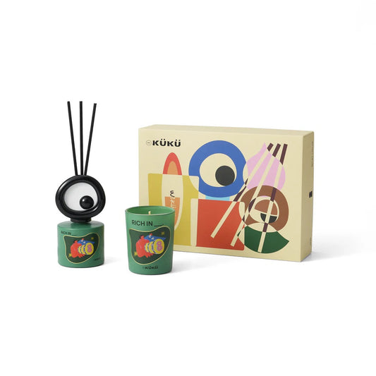 Big Eye Candle + Fragrance Diffuser | Rich in Woody