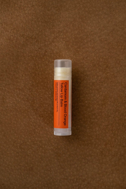Tallow Lip Balm | Cardamom + Blood Orange