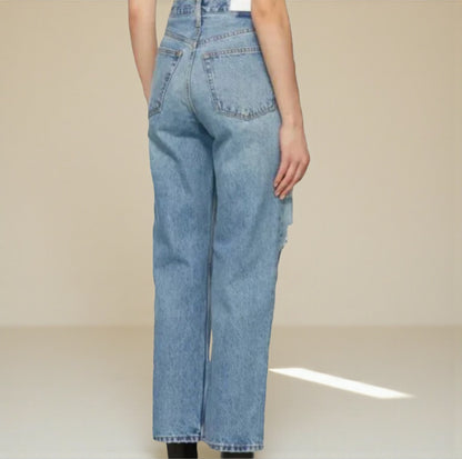 RE/DONE 90s Crop Low Slung Jeans Medium Wash (Size 26) image 3
