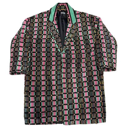 Truck Seat Fabric Collared Coat