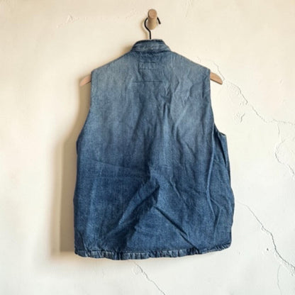 Patchwork Denim Vest | Size Small