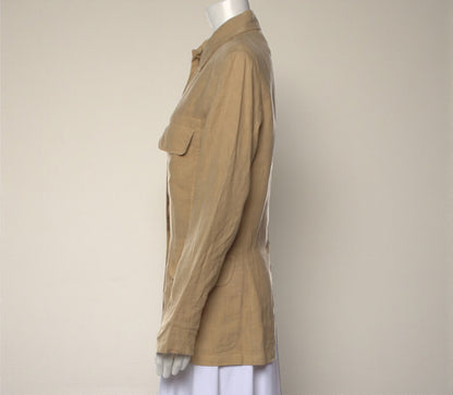 Vintage Etro Long Sleeve Button-Down Utility Shirt (Size 44/Medium) image 2
