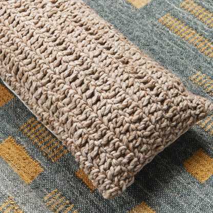 Cure Hand Crochet Large Lumbar Pillow