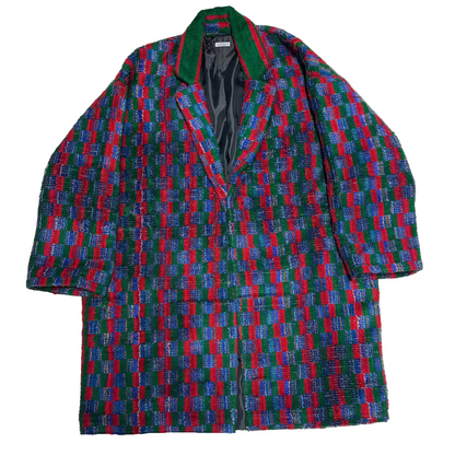 Truck Seat Fabric Collared Coat