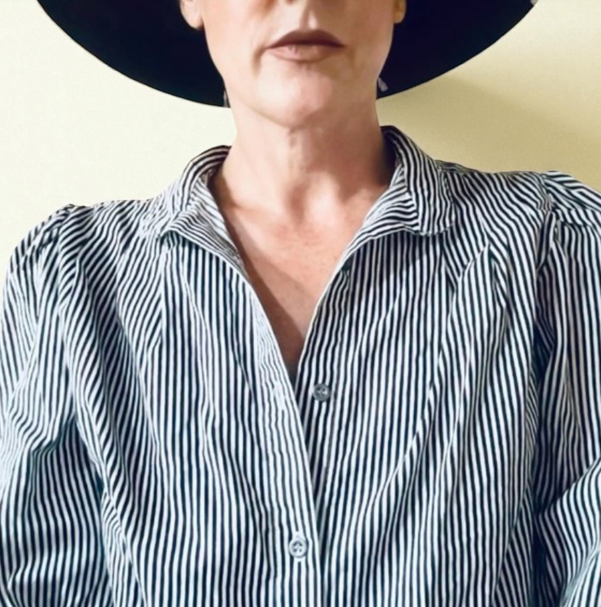 Vintage Striped Western Button Down Shirt (Size Medium) image 2