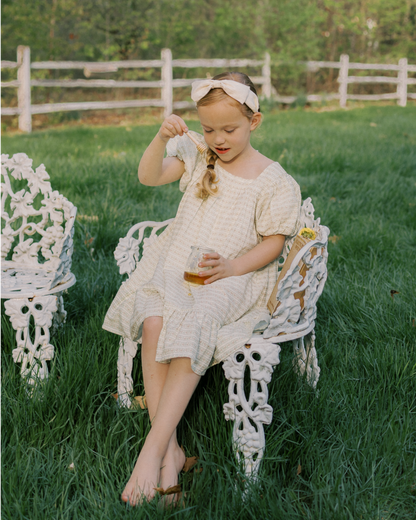 Weekend Dress | Blush Vine Stripe