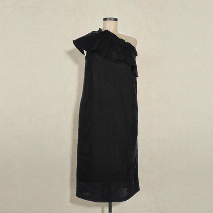 One-Shoulder Black Dress (Size 6) image 0