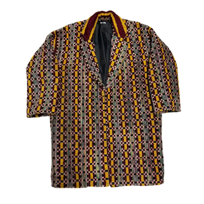 Truck Seat Fabric Collared Coat