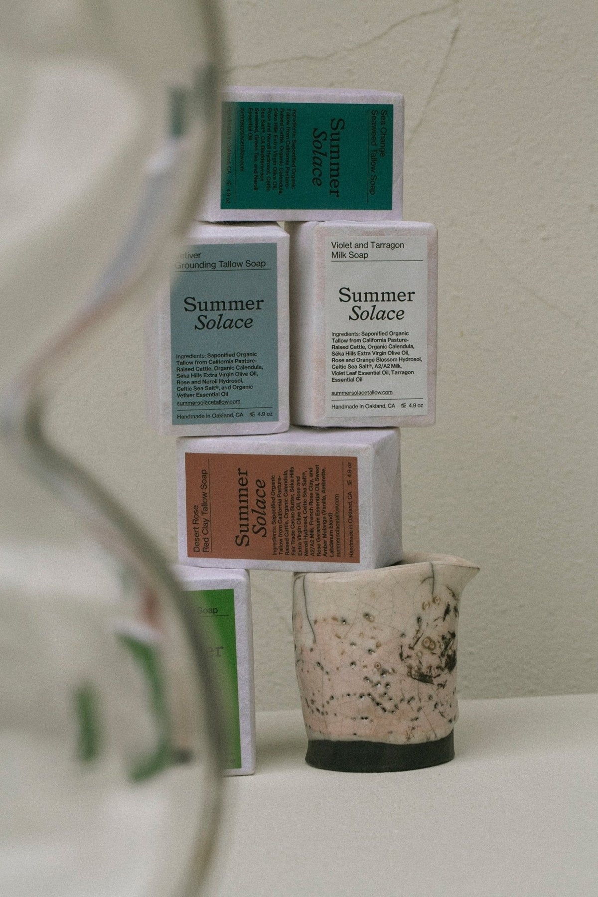 Desert Rose Tallow Soap | Rose Clay + Cacao Butte