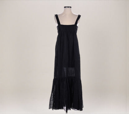 Vintage Oscar de la Renta Black Maxi Dress (Size 6) image 0