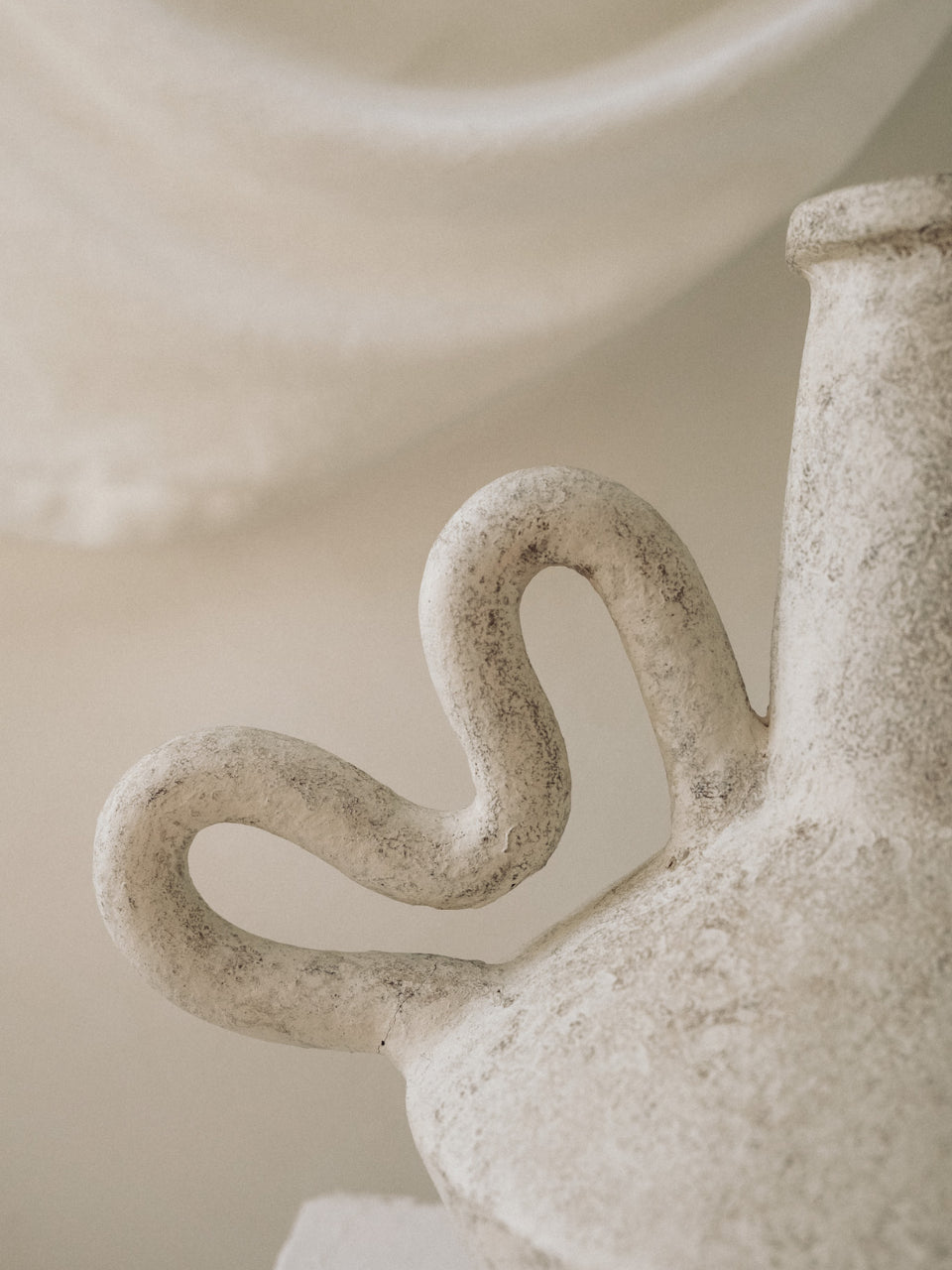 Wang Terracotta Vessel in Cream