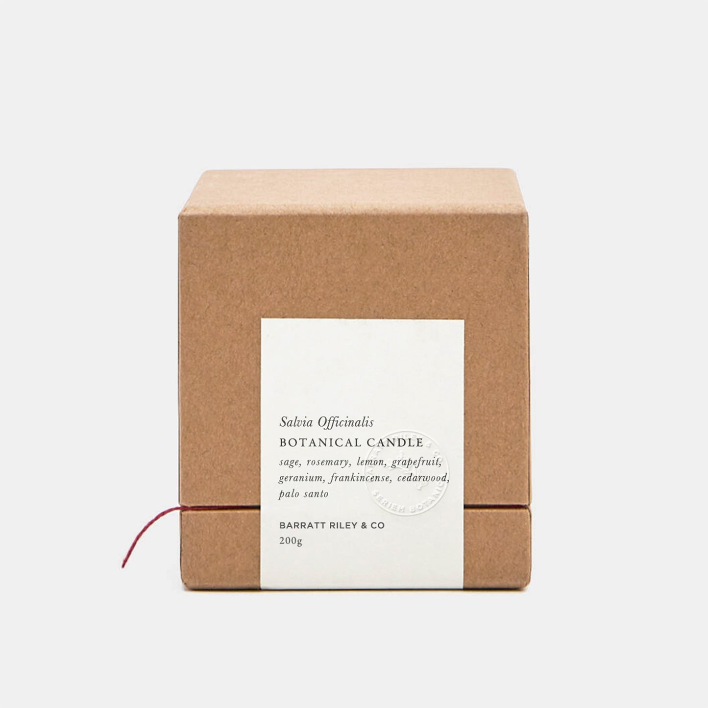 Salvia Officinalis Botanical Candle