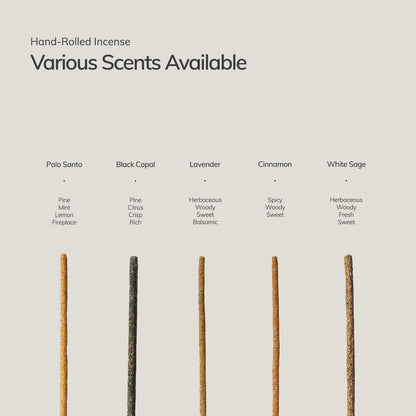Palo Santo Hand-Rolled Incense Sticks | 7 Sticks