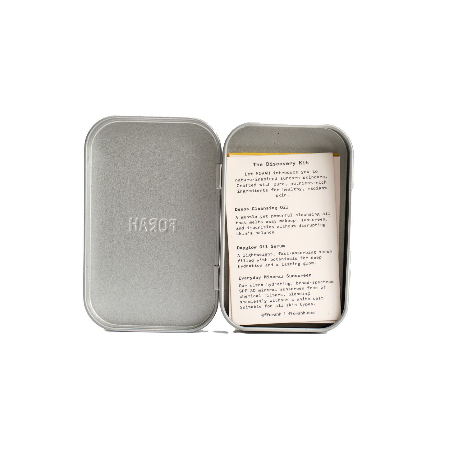 FORAH Skincare Discovery Kit