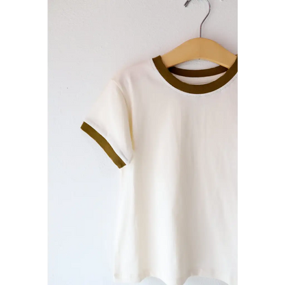 The Everyday Ringer Tee for Kids | Brown