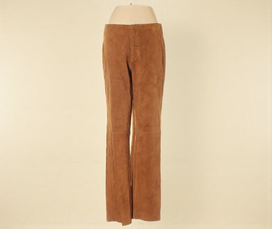 Ralph Lauren Sport Tan Leather Pants (Size 4) image 0