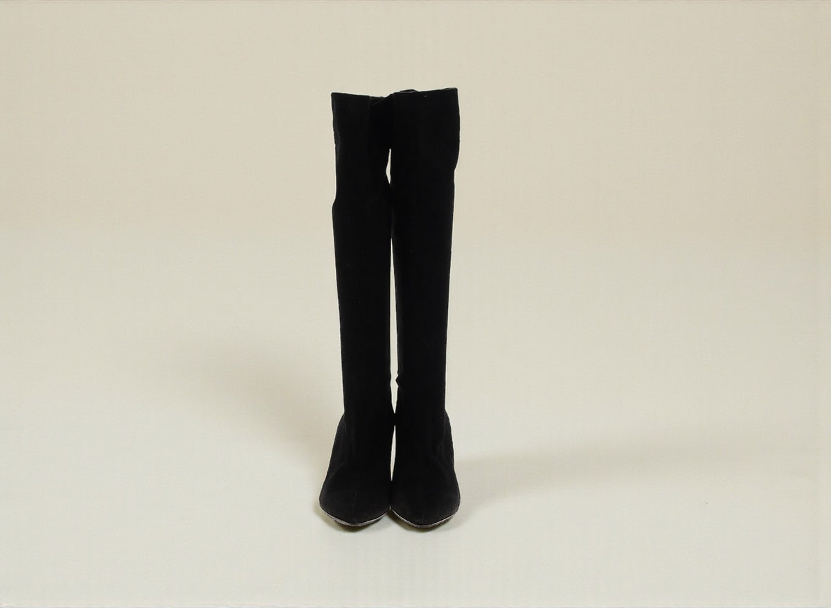 Robert Clergerie Black Knee-High Boot (Size 10) image 1