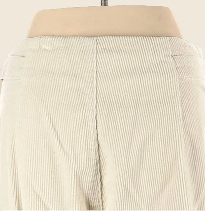 CLOSED High Waisted Ivory Cords w Tab Detail (Size 28) image 4