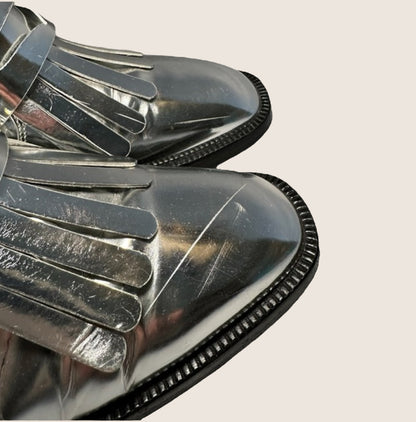 Clergerie Metallic Ankle Boots  (Size 39 EU/9) image 2