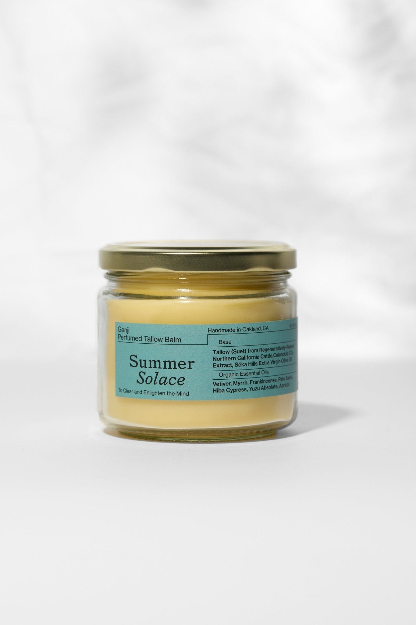 Genji Tallow Balm | Vetiver, Apricot + Palo Santo
