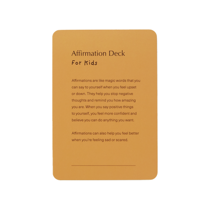 Kids' Affirmation Card Deck