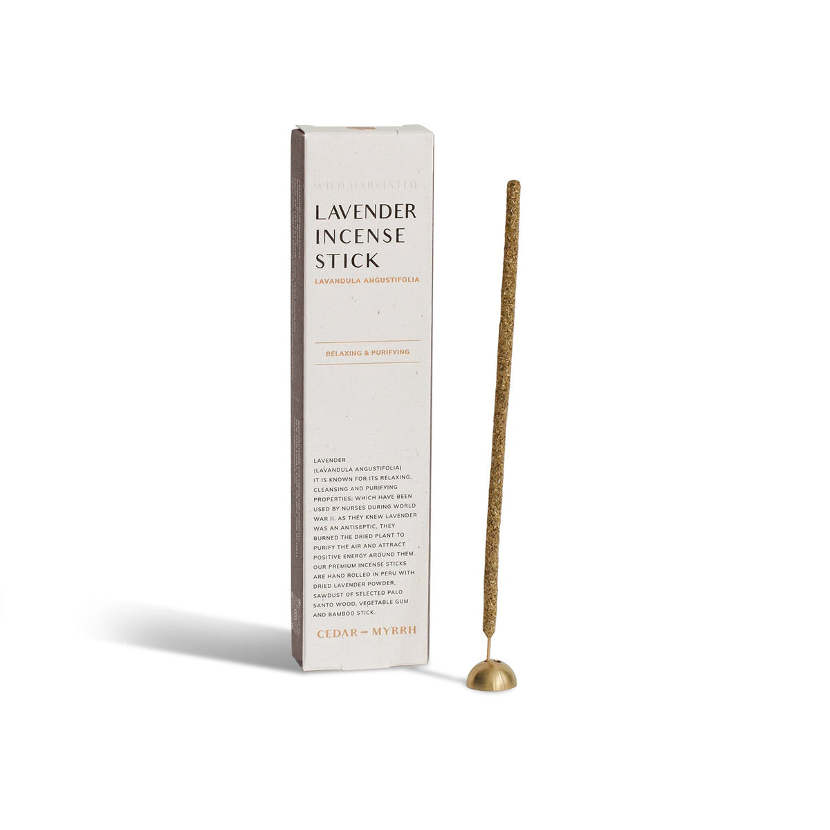 Lavender Hand-Rolled Incense Sticks | 7 Sticks