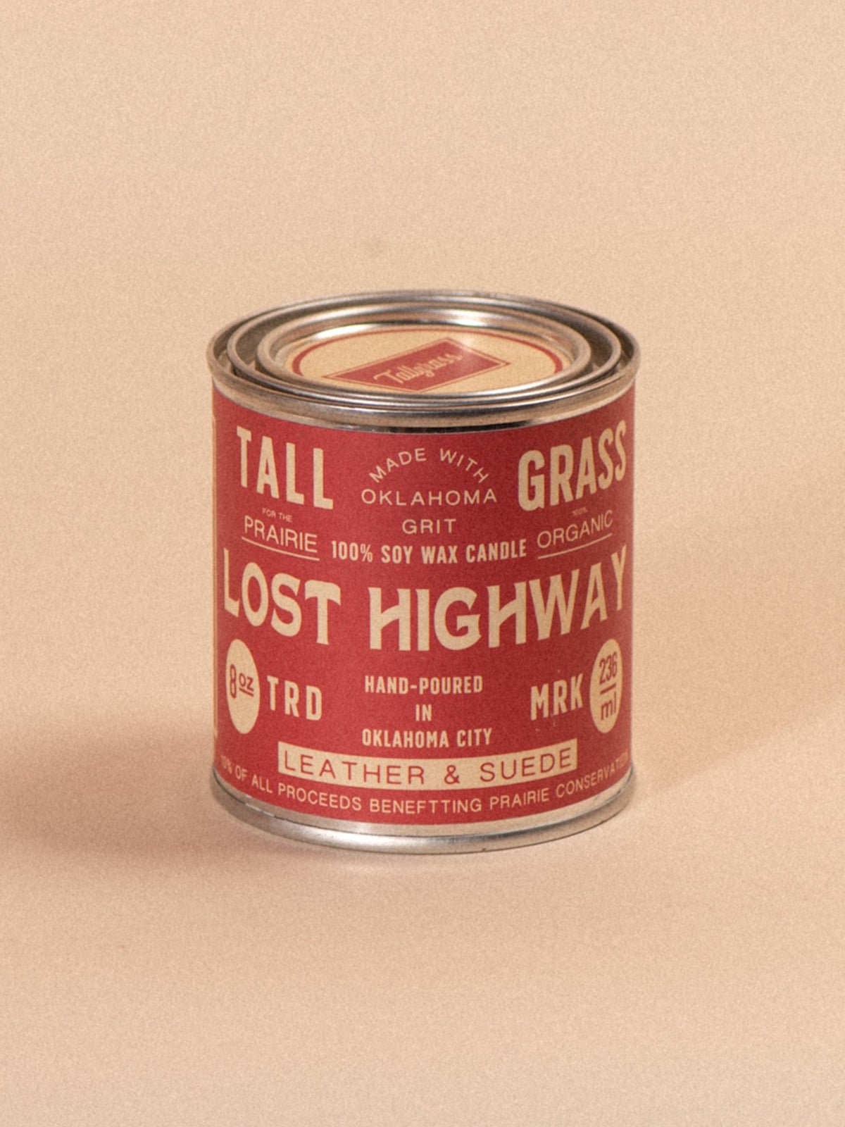 Lost Highway Soy Wax Candle | Leather + Suede