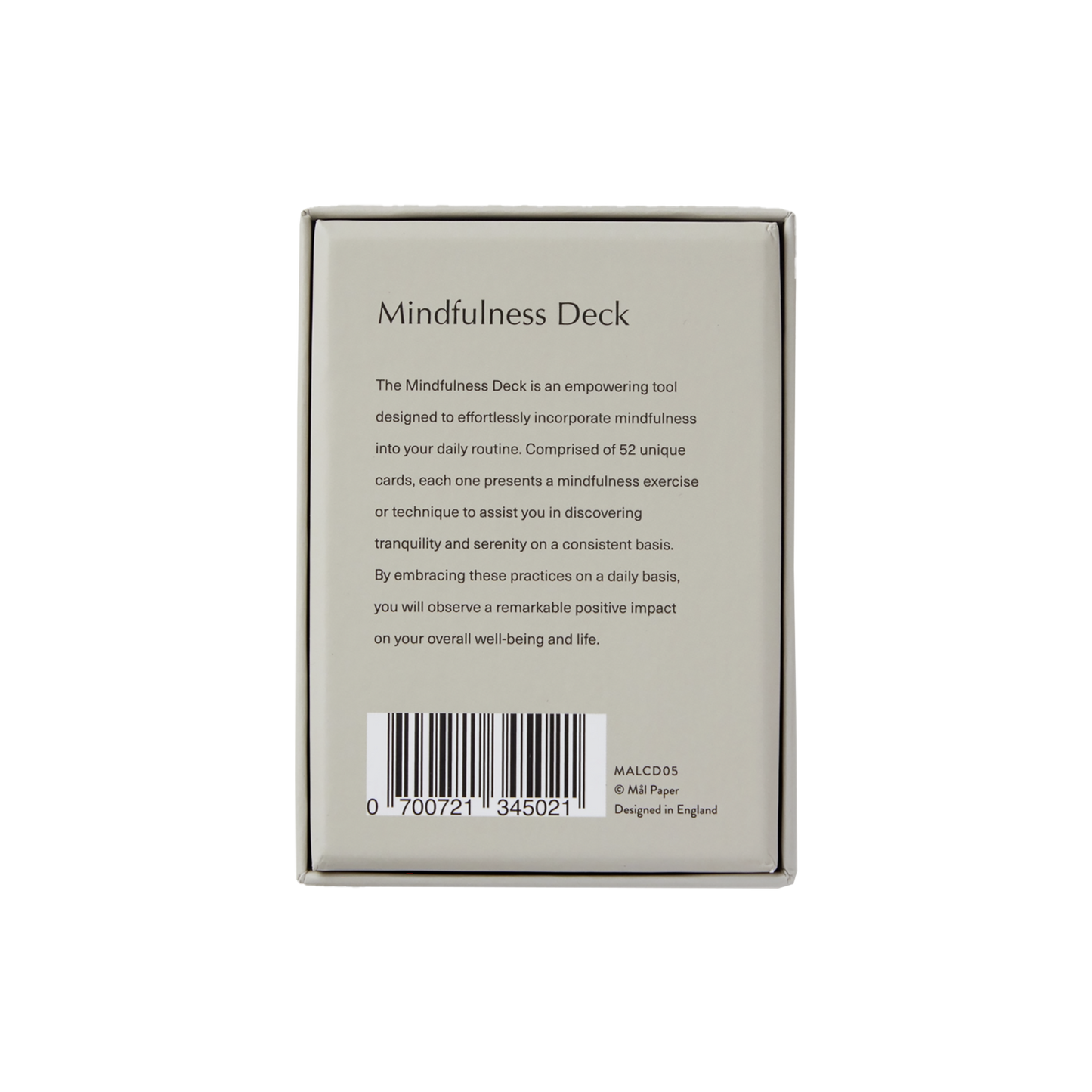 Mindfulness Meditation Card Deck