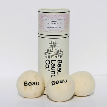 Palo Santo Scented + Softening Wool Dryer Balls