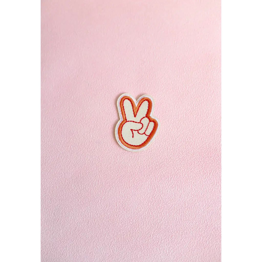 Peace Hand Iron-on Patch