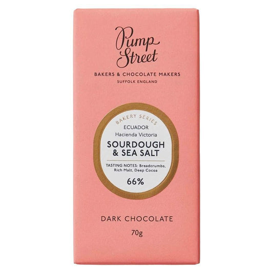 Sourdough + Sea Salt Dark Chocolate Bar