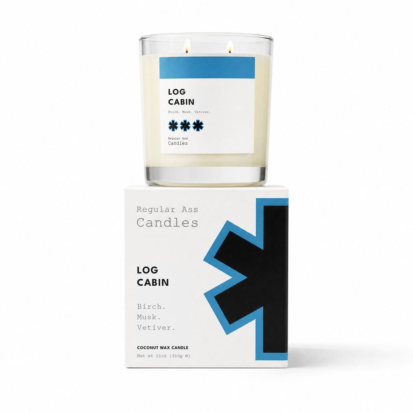 Log Cabin Candle