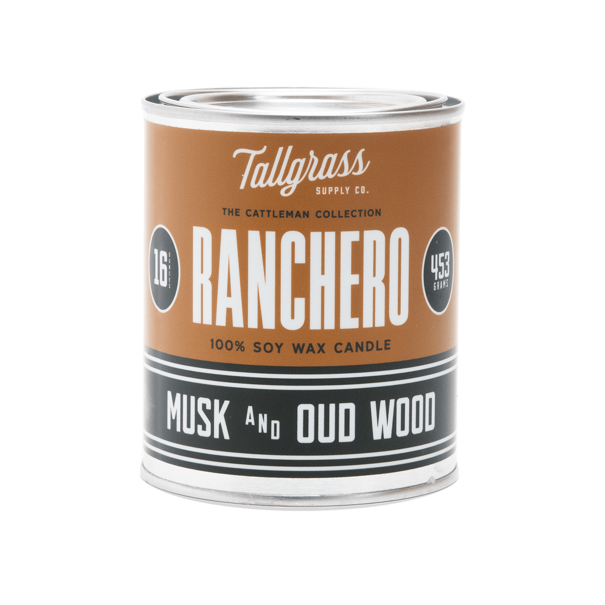 Ranchero Candle | Musk + Oud Wood