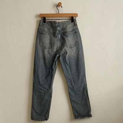 Reformation Destroyed Straight Leg Jeans | Size 27