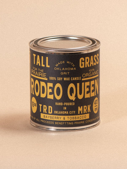 Rodeo Queen Soy Wax Candle | Bayberry + Tobacco