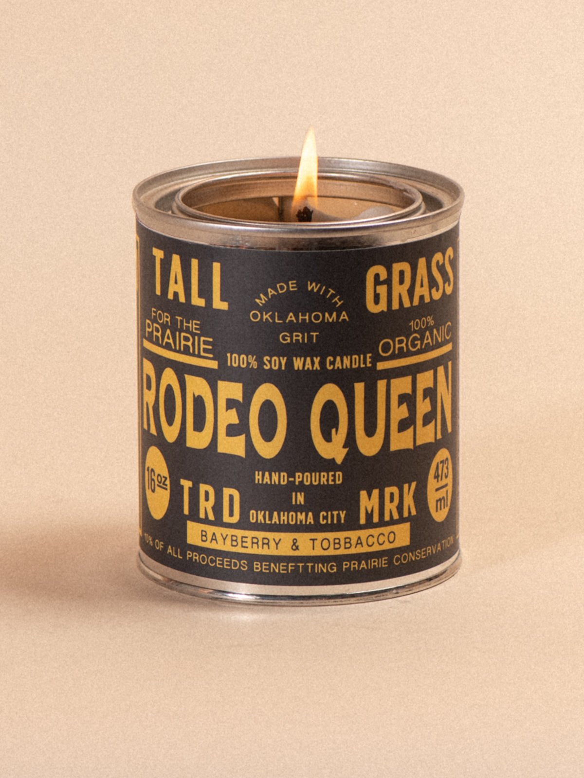Rodeo Queen Soy Wax Candle | Bayberry + Tobacco
