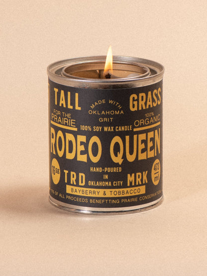 Rodeo Queen Soy Wax Candle | Bayberry + Tobacco