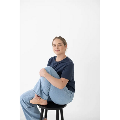 The Mom Tee | Navy
