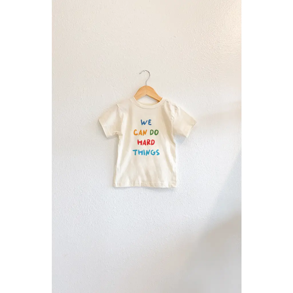 We Can Do Hard Things Kids Graphic Tee