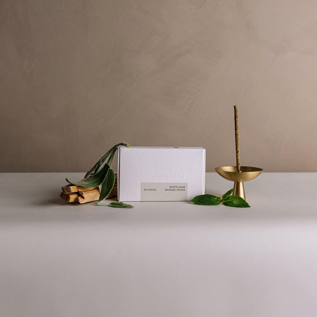 White Sage Mini Hand-Rolled Incense Sticks | 30 Sticks