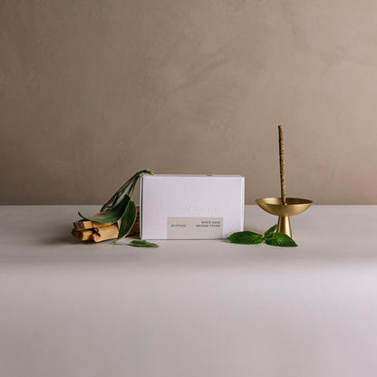White Sage Mini Hand-Rolled Incense Sticks | 30 Sticks