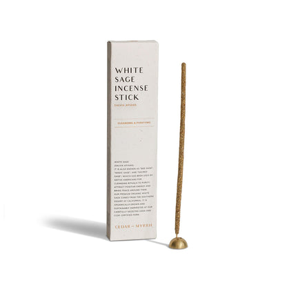 White Sage Hand-Rolled Incense Sticks | 7 Sticks