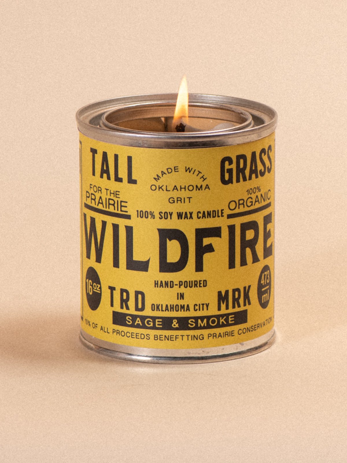 Wildfire Soy Wax Candle | Sage + Smoke