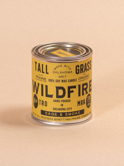Wildfire Soy Wax Candle | Sage + Smoke